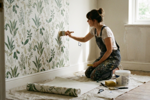 Как выбрать и наклеить обои